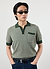 Casa Martini Knitted Polo | Cotton | Forest