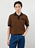 Casa Martini Knitted Polo | Cotton | Espresso