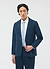 Tailored Seersucker Blazer | Navy
