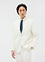 Relaxed Tailored Linen Blazer | White