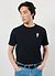Spaceman T Shirt | Embroidered Organic Cotton | Black