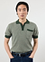 Casa Martini Knitted Polo | Cotton | Forest