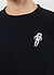 Spaceman T Shirt | Embroidered Organic Cotton | Black