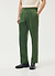 Pleated Tailored Trousers | Linen | Forest