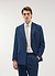 Tailored Double Breasted Blazer | Linen | Navy