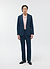Tailored Seersucker Blazer | Navy
