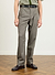 Tailored Tapered Trousers | Herringbone | Grey