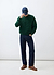 Tales Knitted Crew Neck Jumper | Cotton | Forest