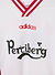 90s Adidas Shirt #39 | Percival x Classic Football Shirts | White with Red