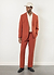 Relaxed Tailored Linen Blazer | Rust