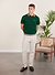 HQ Knitted Polo | Cotton | Forest