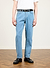 Straight Leg Denim Jeans | Cotton | Light Wash Blue