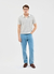 Laurent Open Collar Polo | Cotton | Ecru