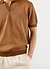 Puppytooth Knitted Polo | Espresso