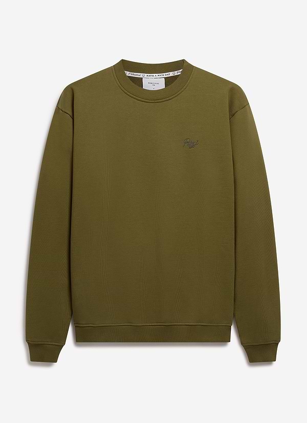 Perci Sweatshirt | Organic Cotton | Olive