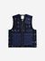 Saga Tapestry Gilet | Embroidered Wool | Navy