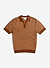 Puppytooth Knitted Polo | Espresso