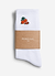 Citrus Embroidered Socks | White