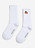 Citrus Embroidered Socks | White