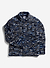 Jacquard Blanket Overshirt | Wool | Blue