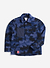 Jacquard Teddy Fleece Overshirt | Wool | Navy