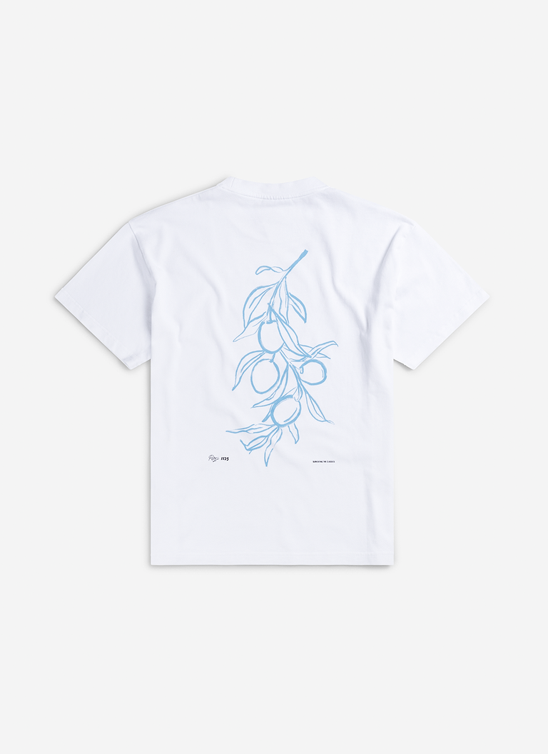 Olive Branch Oversized T Shirt | Organic Cotton | White