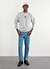 Embroidered Perci Olive Sweatshirt | Athletic Grey