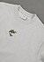 Perci Olive Sweatshirt | Embroidered Organic Cotton | Athletic Grey