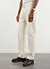Perci Straight Leg Trackpants | Cotton | Ecru