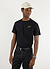 Embroidered Olive T Shirt | Black