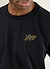Embroidered Olive T Shirt | Black