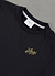 Embroidered Olive T Shirt | Black
