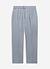 Pleated Tailored Trousers | Linen | Light Blue