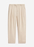 Pleated Lyocell Tailored Trousers | Percival x Warren | Ecru