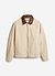 Preface Contrast Collar Jacket | Cotton Twill | Ecru
