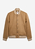 Puglia Varsity Bomber Jacket | Wool | Tan