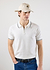 Rossi Knitted Polo | White