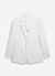 Relaxed Tailored Linen Blazer | White