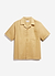 Short Sleeve Cuban Shirt | Linen | Tan