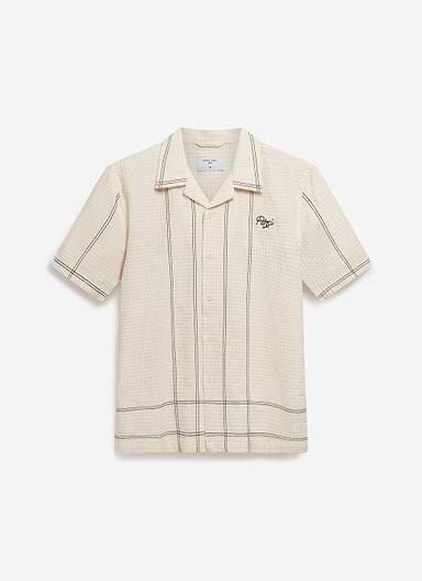 Sicily Cuban Shirt | Ecru