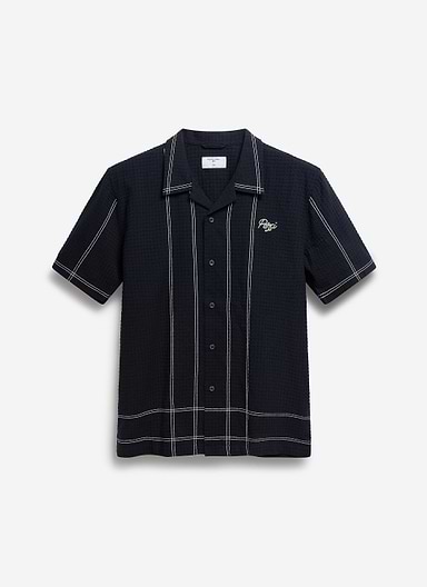Sicily Cuban Shirt | Navy