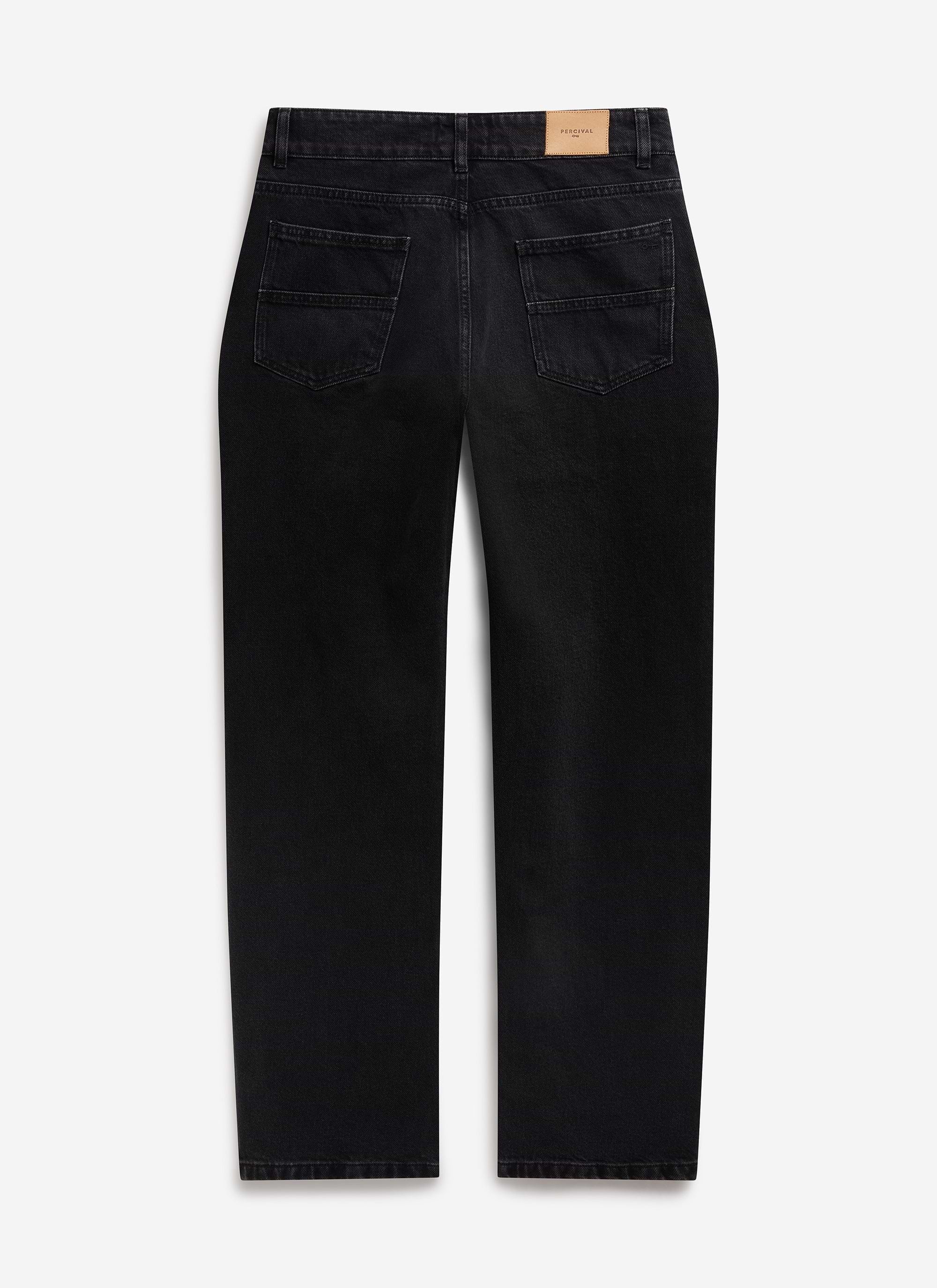 Straight Heritage Denim Pants COAL BLACK LIDNM / Llife