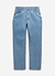 Straight Leg Denim Jeans | Cotton | Light Wash Blue