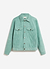 Suede Western Leather Jacket | Mint Green