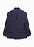 Tailored Double Breasted Blazer | Linen | Navy
