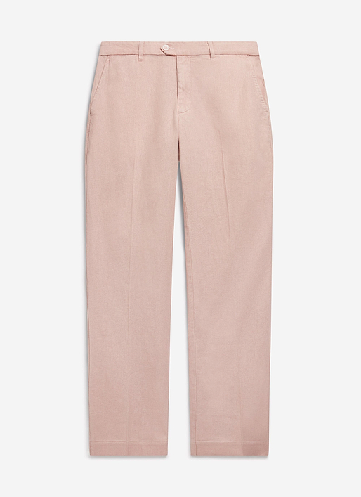 Linen Organic Cotton Twill - Nude Pink