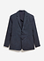 Tailored Seersucker Blazer | Navy