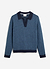Picnic Polo |  Two Toned Cotton | Navy