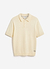 Verso Short Sleeve Knitted Shirt | Cotton | Ecru