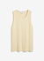 Cotton Waffle Vest | Ecru
